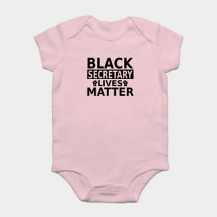 Black Secretary Lives Matter, secretaries BLM Baby Bodysuit